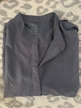FIGS Charcoal Rafaela Scrub Top XXL
